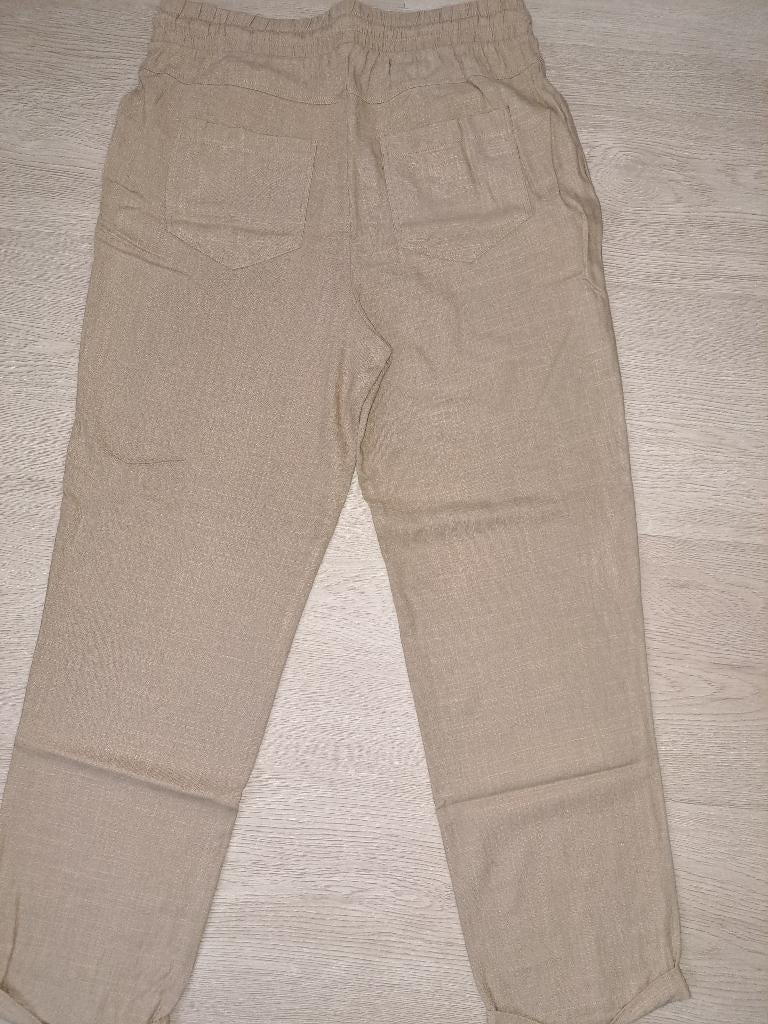 Broek creme expresso maat 40, Maat 38/40 (M), Beige, Ophalen of Verzenden, Lang