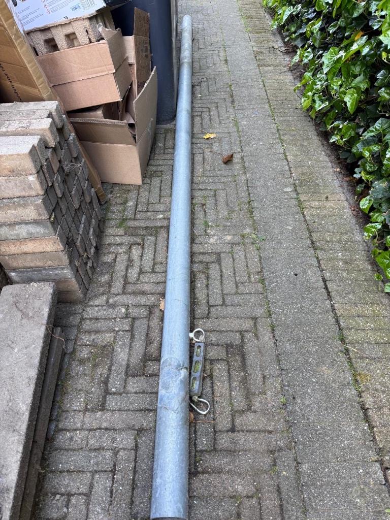 Zware gegalvaniseerde stalen buis / mast, Ophalen, Mast