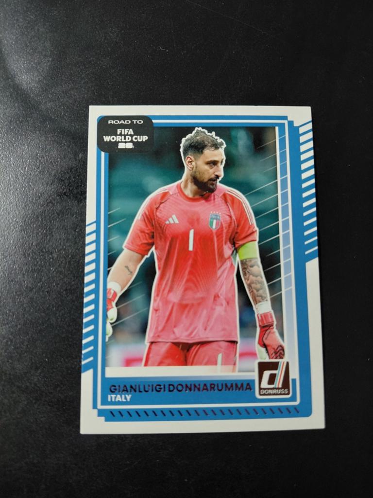 Donnarumma (italie) panini donruss wk 2026, Ophalen of Verzenden, Nieuw, Buitenlandse clubs, Poster, Plaatje of Sticker
