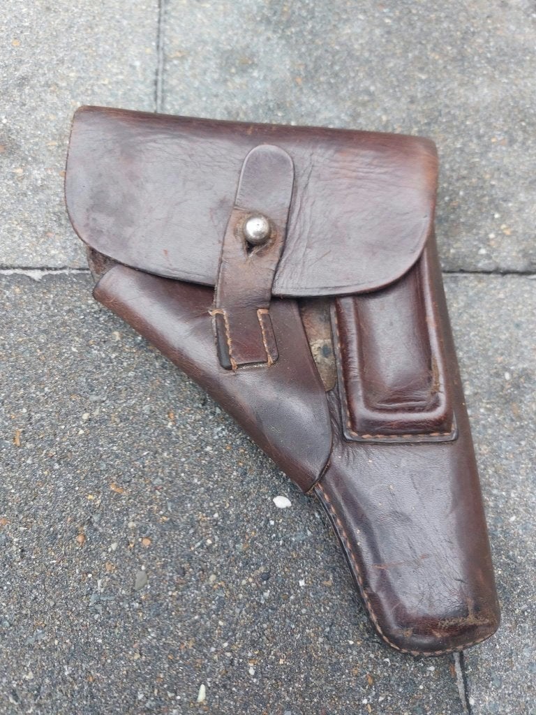 Duitse WO2 Holster voor Walther PPK / PP / Mauser 1934, Verzamelen, Ophalen of Verzenden, Landmacht, Duitsland, Overige typen