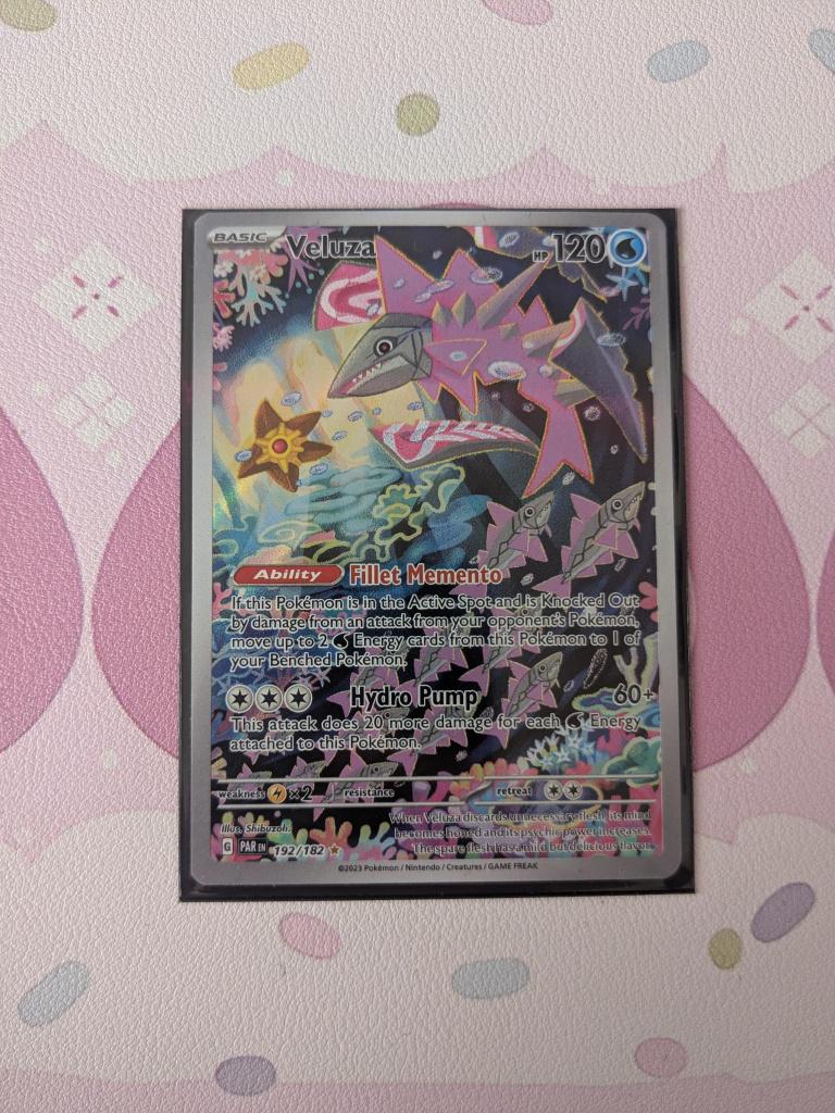 Veluza 192 Pokemon kaart, Ophalen, Zo goed als nieuw, Losse kaart, Foil