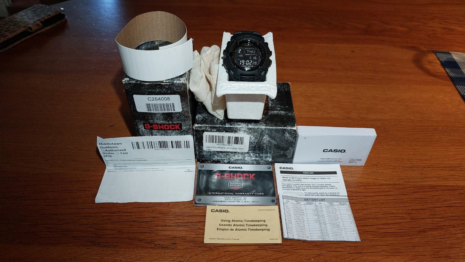 Casio G-Shock GW-2310FB-1, Casio G-Shock, Zwart, Ophalen of Verzenden, Zo goed als nieuw