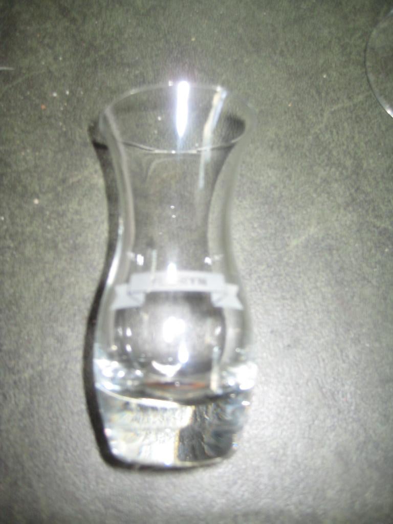 borrelglaasje floryn (vlgnr 9), Ophalen of Verzenden, Zo goed als nieuw, Borrel- of Shotglas