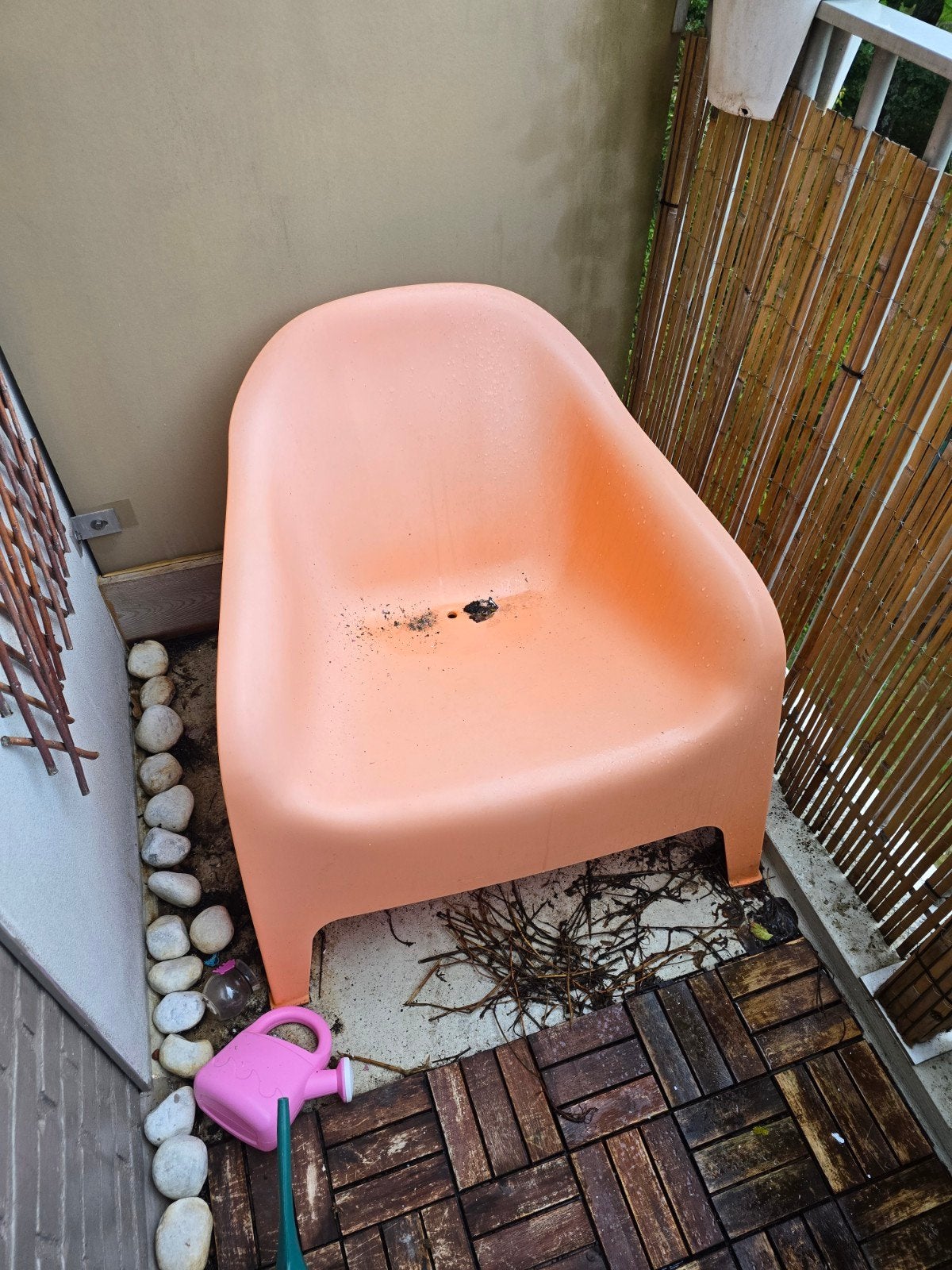IKEA Balkonstoel / Tuinstoel, Tuin en Terras, Tuinstoelen, Ophalen, Gebruikt, Kunststof