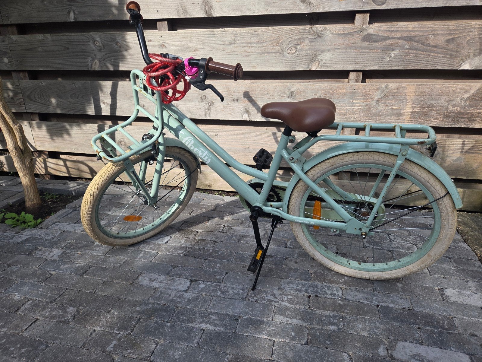 Liberty Corteco Kinderfiets 20 inch - Mintgroen, Fietsen en Brommers, Fietsen | Meisjes, Gebruikt, 20 inch, Terugtraprem, Ophalen