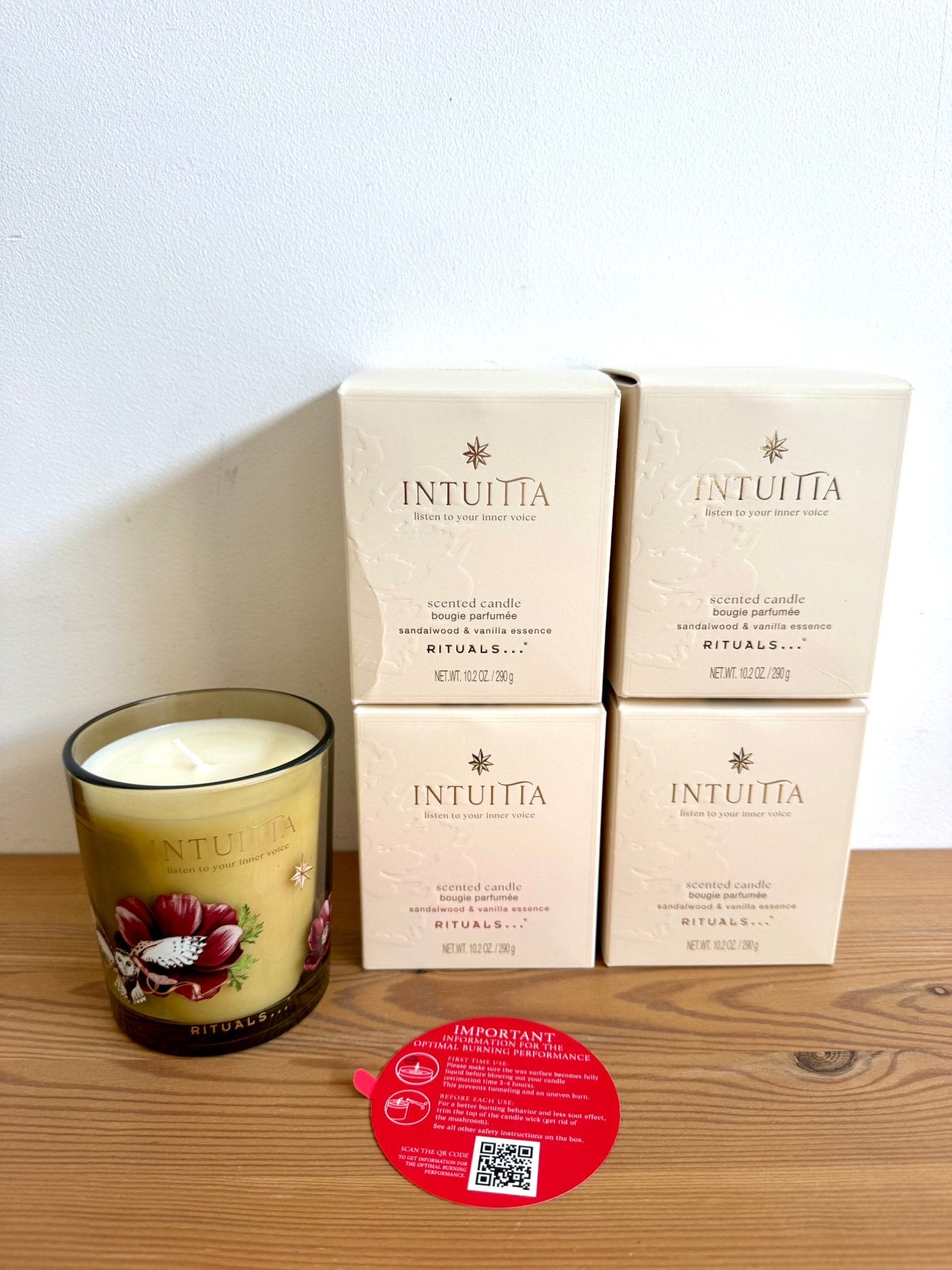 Nieuw Rituals Intuitia kaarsen, Huis en Inrichting, Woonaccessoires | Kandelaars en Kaarsen, Verzenden, Nieuw, Overige materialen