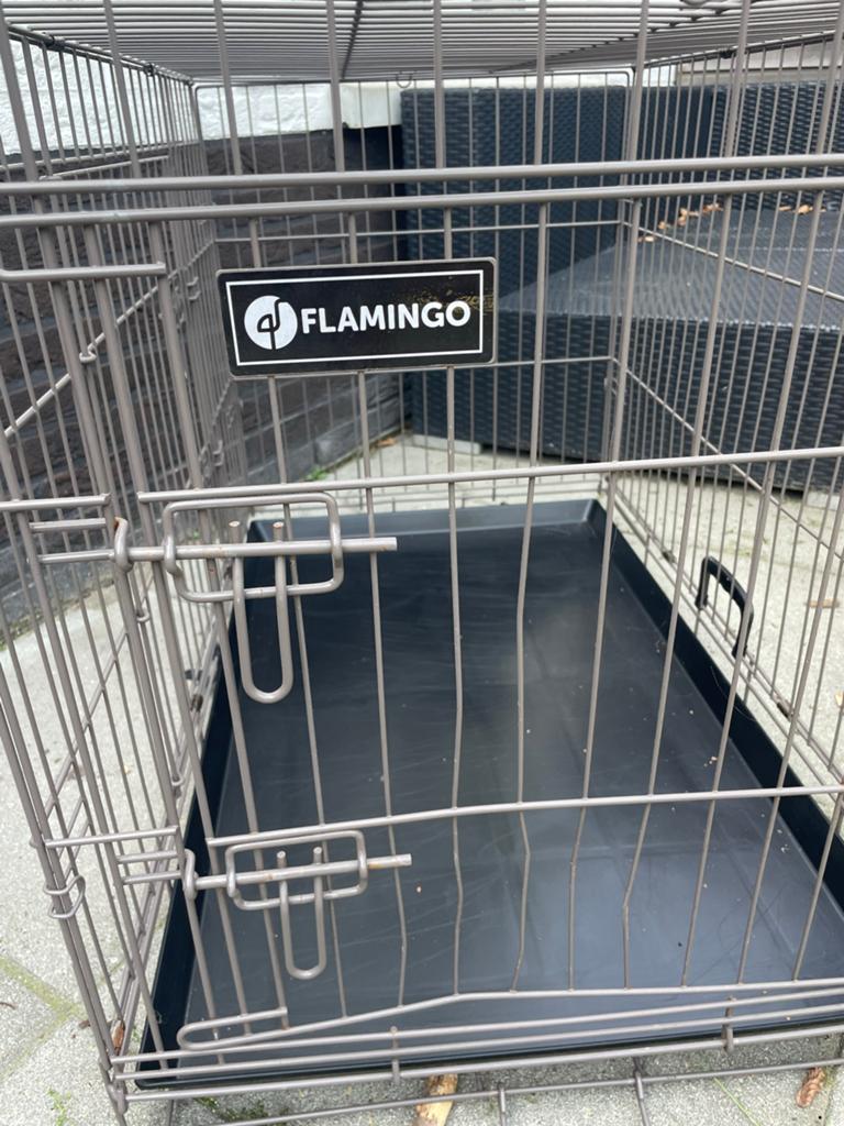 Flamingo bench taupe 56x92, Ophalen, Zo goed als nieuw
