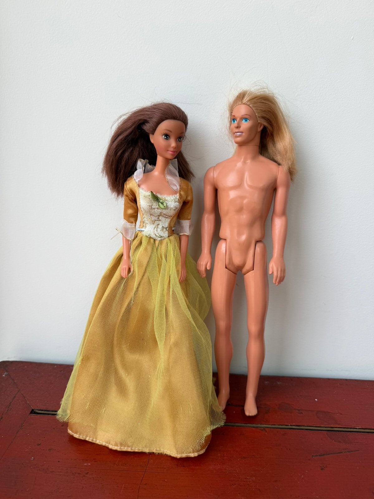 VINTAGE Beauty & the Beast, Ophalen of Verzenden, Zo goed als nieuw, Pop