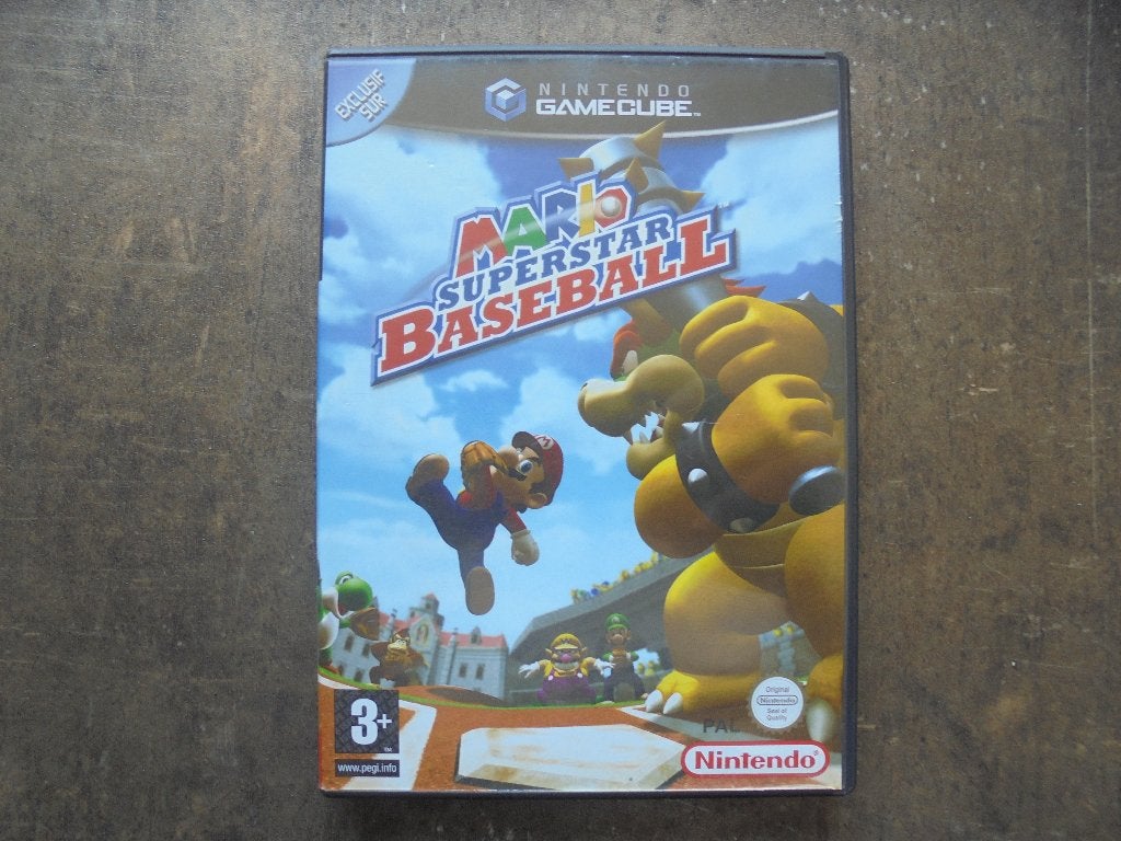 Mario Superstar Baseball voor GameCube (zie foto's)!!LEZEN!!, Spelcomputers en Games, Games | Nintendo GameCube, Gebruikt, Ophalen of Verzenden