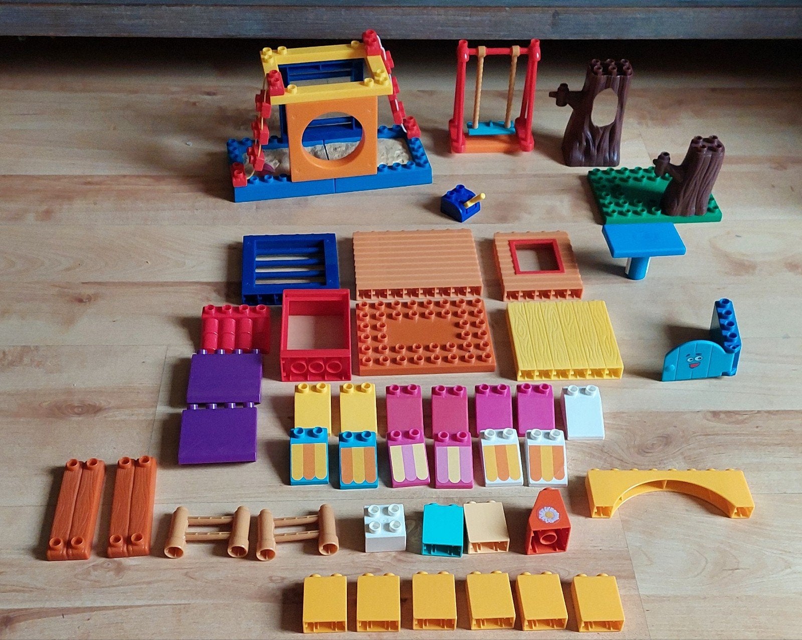 Mega Bloks / Unico onderdelen - Speeltuin - zandbak, Ophalen of Verzenden, Zo goed als nieuw, Megabloks