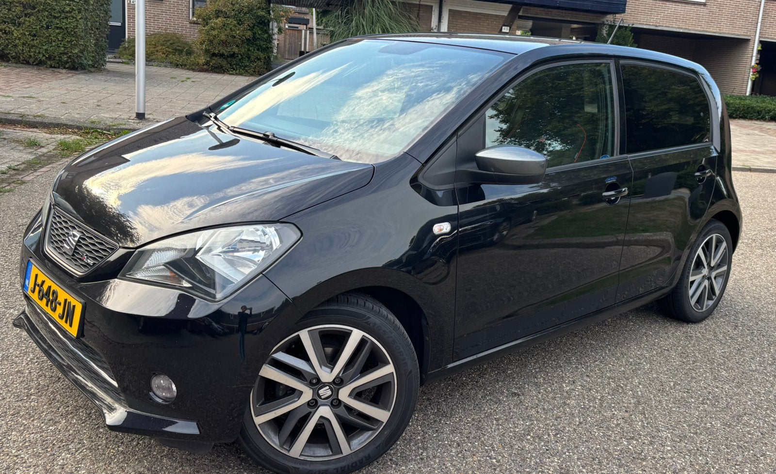 Seat Mii FR line, Auto's, Voorwielaandrijving, 4 stoelen, Mii, Zwart