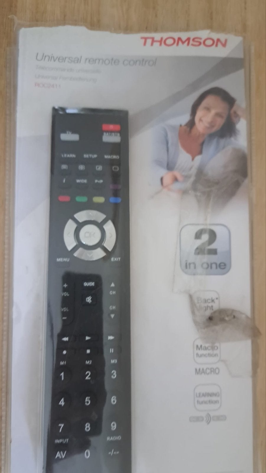 Thomson Universele Afstandsbediening ROC2411, Ophalen of Verzenden, Nieuw, Universeel, Dvd