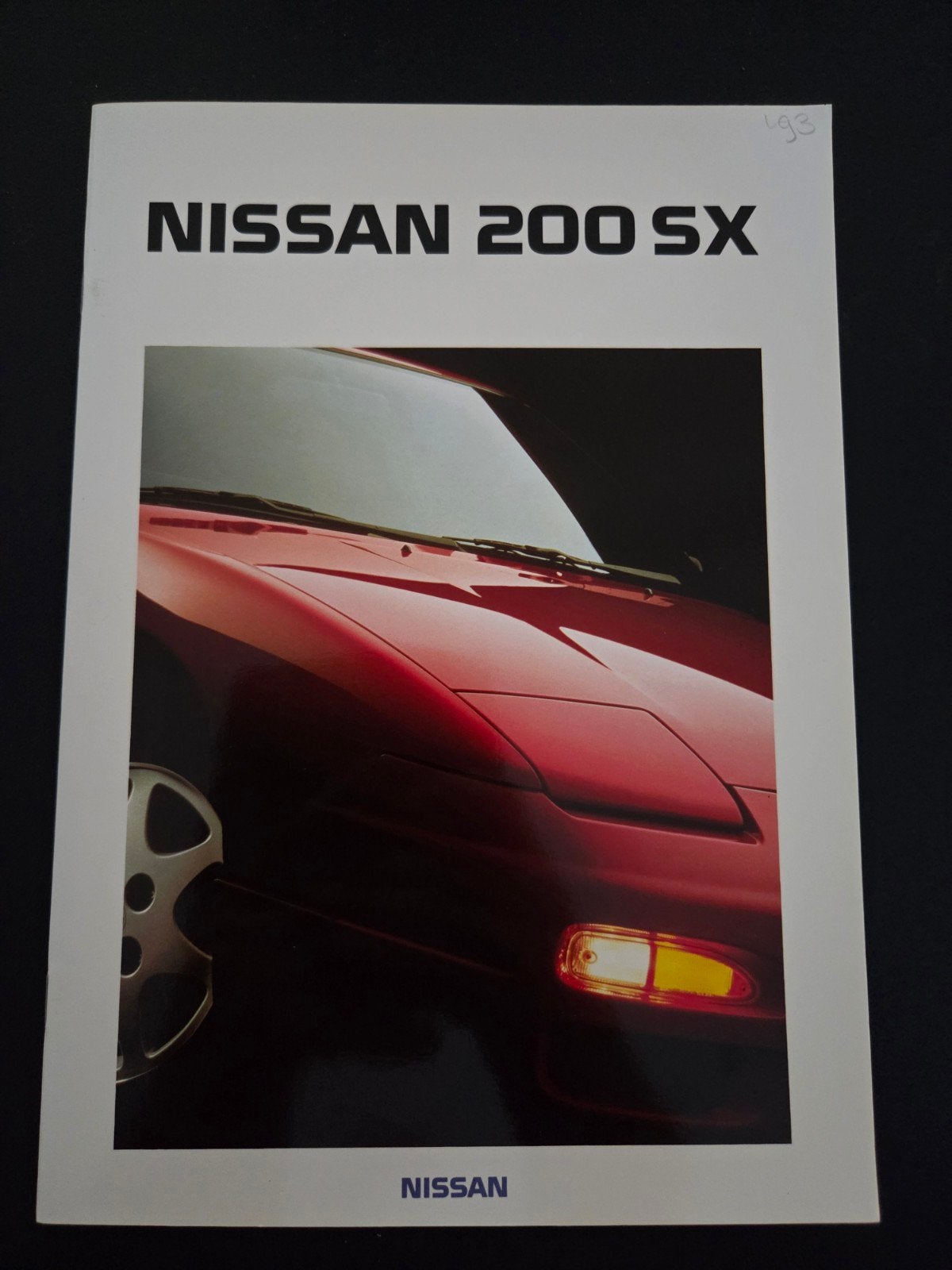 Brochure Nissan 200SX 1993, Ophalen of Verzenden, Zo goed als nieuw, Nissan
