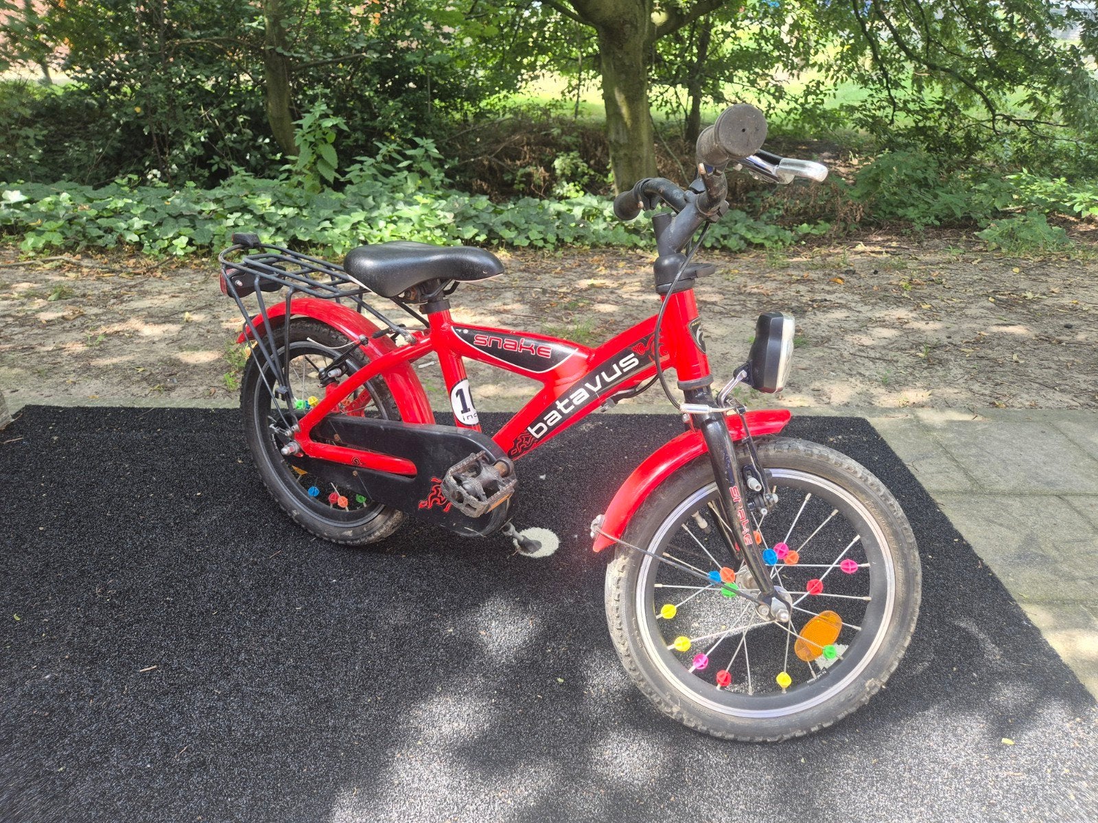 Batavus Snake kinderfiets 16 inch stoere jongensfiets fiets, Fietsen en Brommers, Fietsen | Kinderfietsjes, Ophalen, Gebruikt