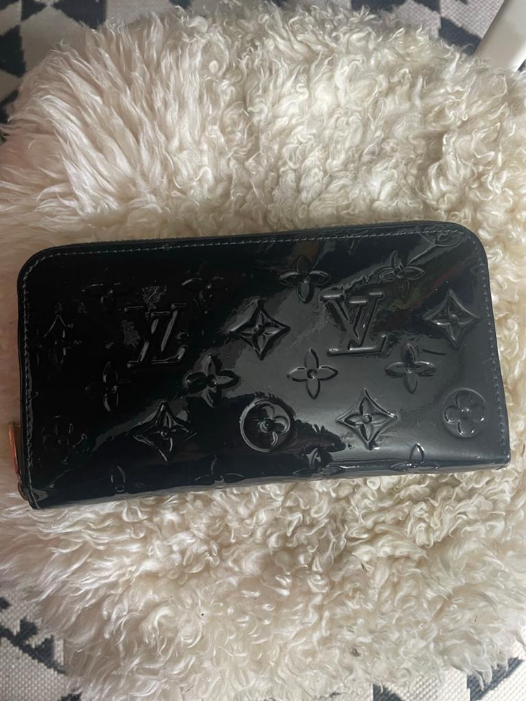 Louis Vuitton Zippy Wallet Zwart Lakleer🌸, Overige merken, Zwart, Ophalen of Verzenden, Zo goed als nieuw