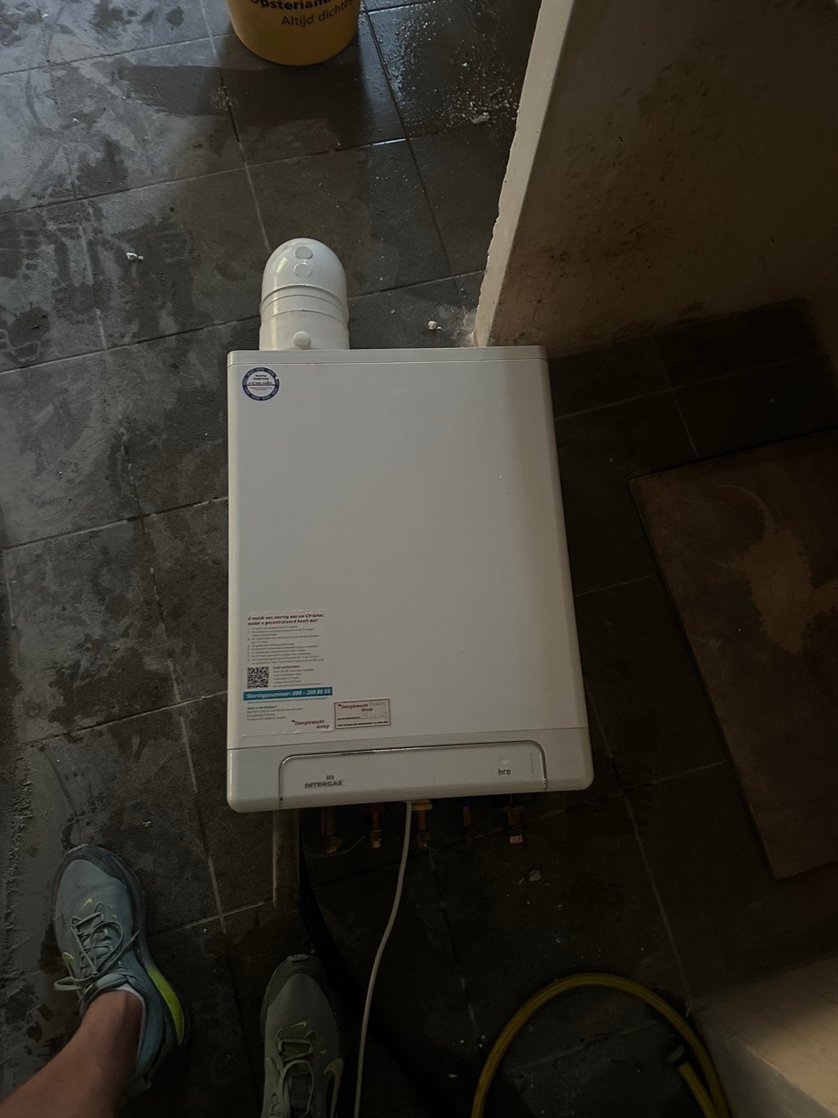 CV Keter intergas, Ophalen, 30 tot 80 cm, Gebruikt, Cv-ketel of Combi-ketel