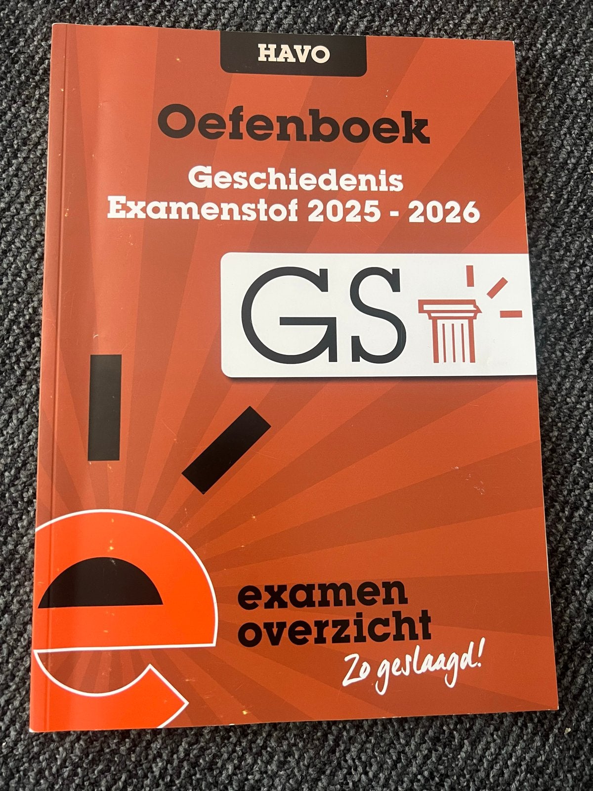 Examenoverzicht Geschiedenis HAVO Oefenboek 2025-2026, Boeken, Verzenden, Zo goed als nieuw, HAVO, Geschiedenis