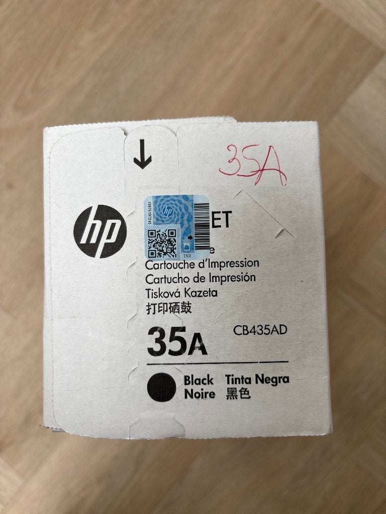 1 orig toner HP CB435A (HP 35A) zwart HP P1005/P1006 serie, Ophalen of Verzenden, Nieuw, Toner, HP (ORIGINEEL)