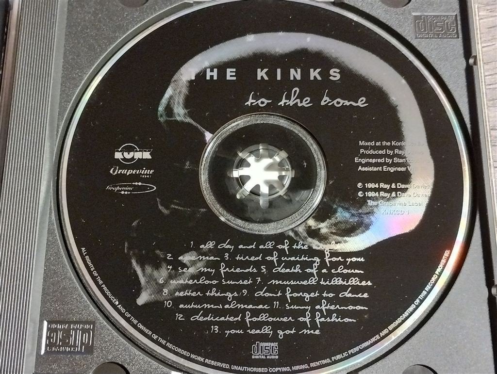 The Kinks ‎- To The Bone, Ophalen of Verzenden, Zo goed als nieuw, Poprock