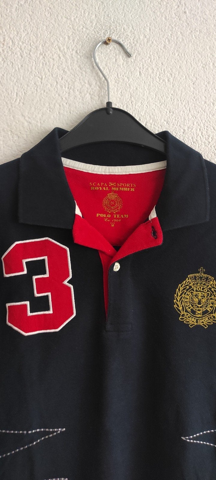 Scapa Sports Polo Team Poloshirt Maat M, Scapa Sports, Ophalen of Verzenden, Zo goed als nieuw, Maat 48/50 (M)