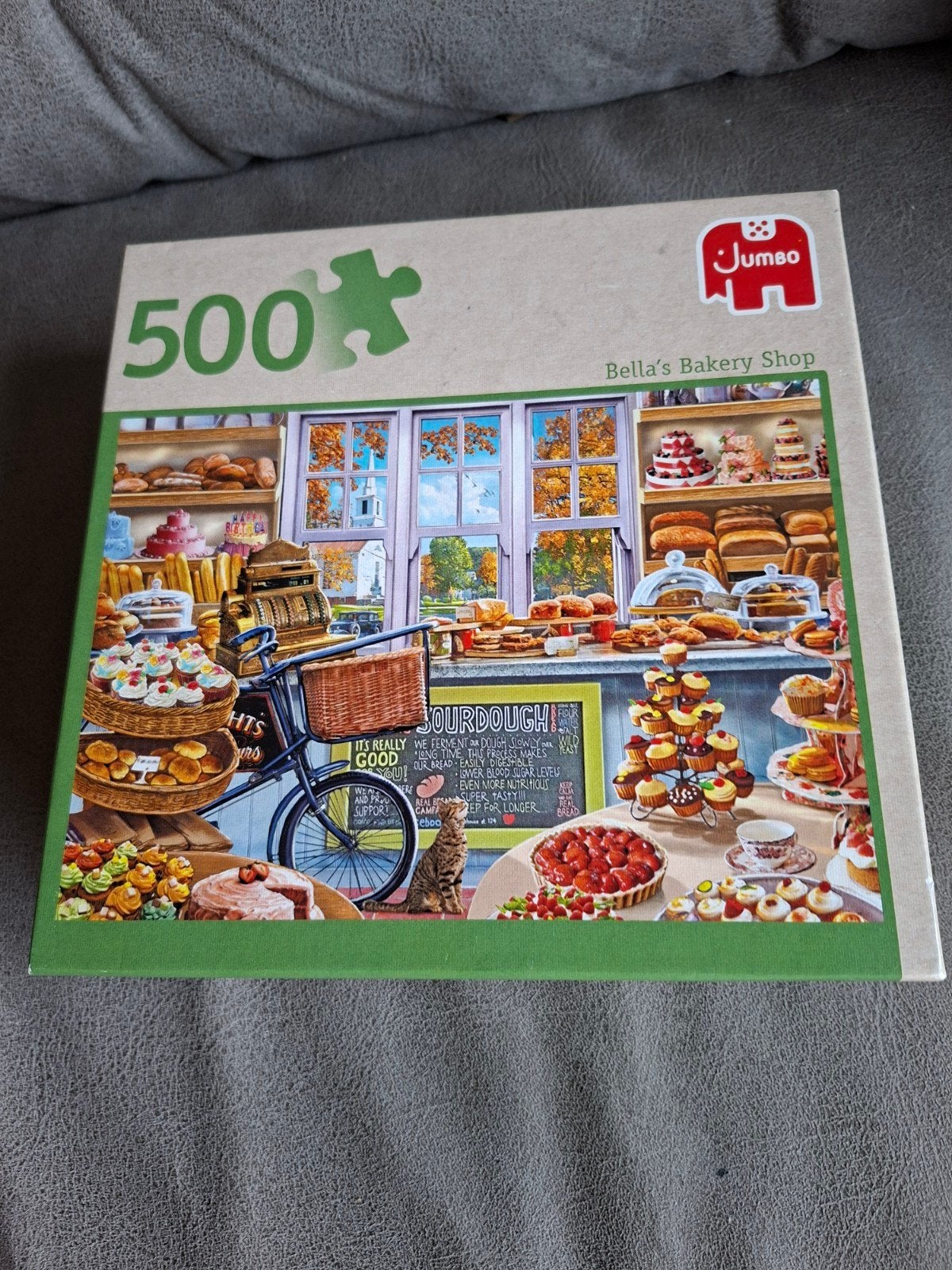 Jumbo Legpuzzel 500 stukjes Bella's Bakery Shop, Ophalen, 500 t/m 1500 stukjes, Zo goed als nieuw, Legpuzzel