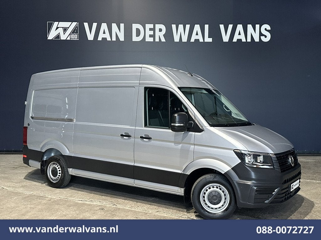 Volkswagen Crafter 2.0 TDI 141pk L3H3 L2H2 Euro6 Airco | Cam, Auto's, Bestelauto's, Voorwielaandrijving, Stof, Gebruikt, 4 cilinders