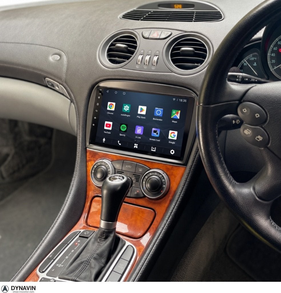 mercedes sl R230 autoradio navigatie carplay android 16 usb, Auto diversen, Ophalen of Verzenden, Dynavin, Verkoop@inbouwnavigatie.com