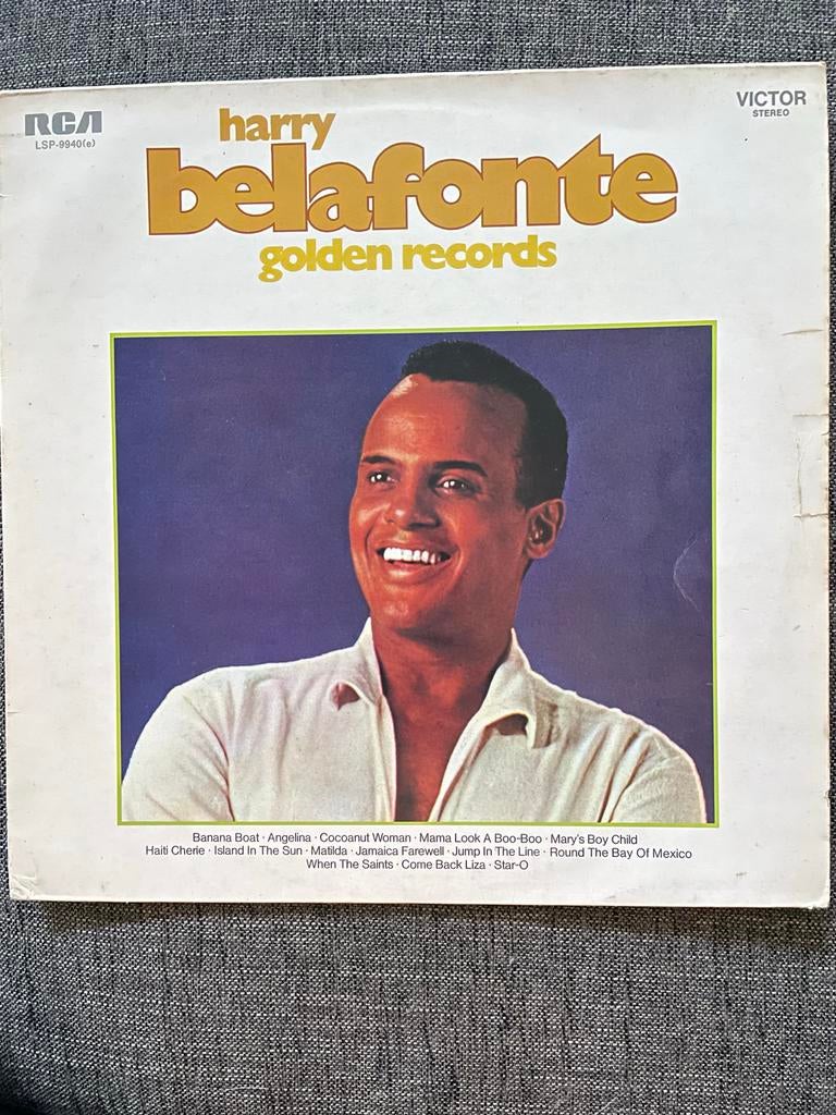 Harry Belafonte Golden Records LP - Vintage Vinyl, Ophalen of Verzenden, 1960 - 1969, Gebruikt, 12 inch
