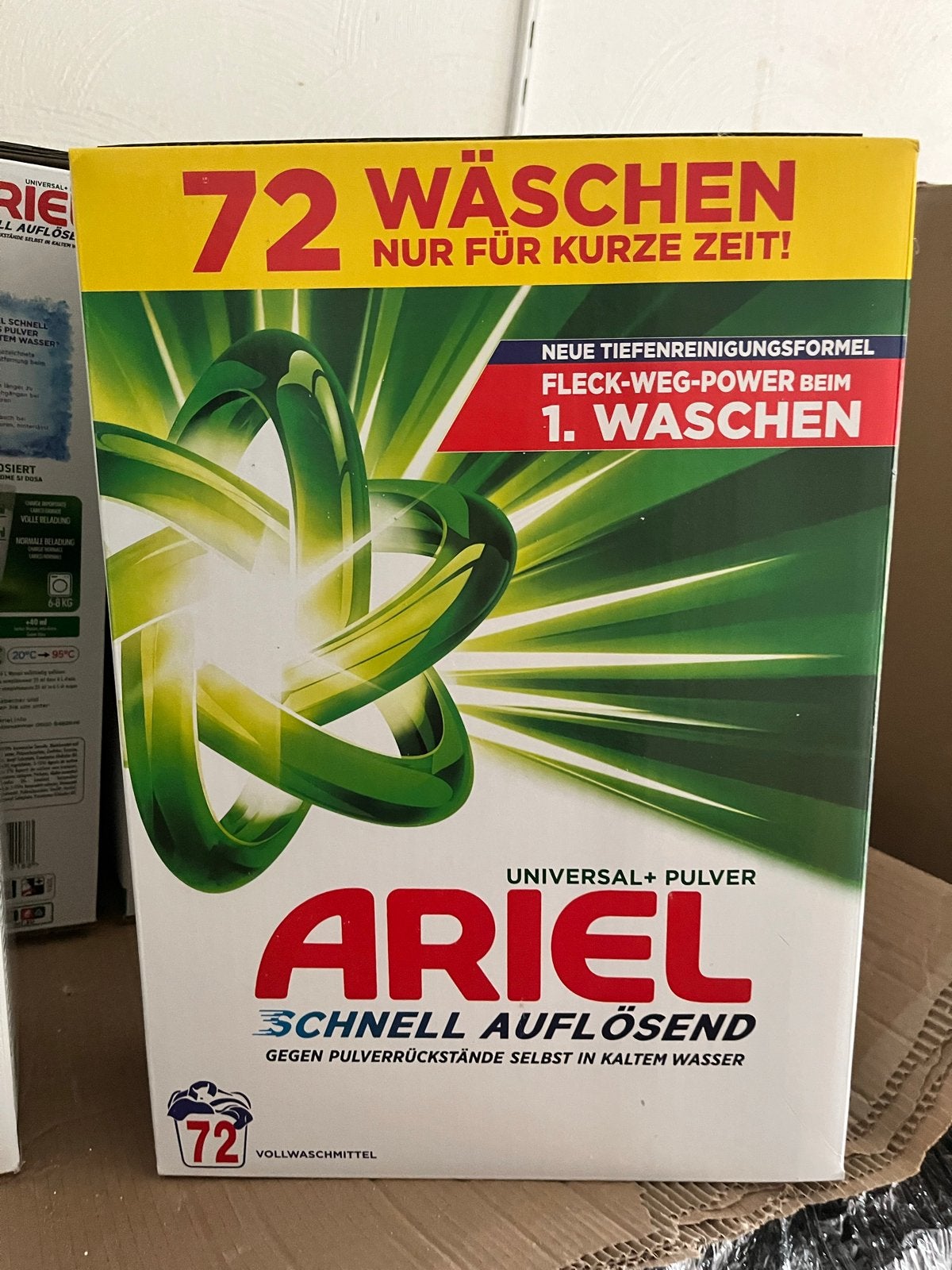 Ariel Universal+ Pulver Wasmiddel - 72 Wasbeurten, Ophalen, Nieuw