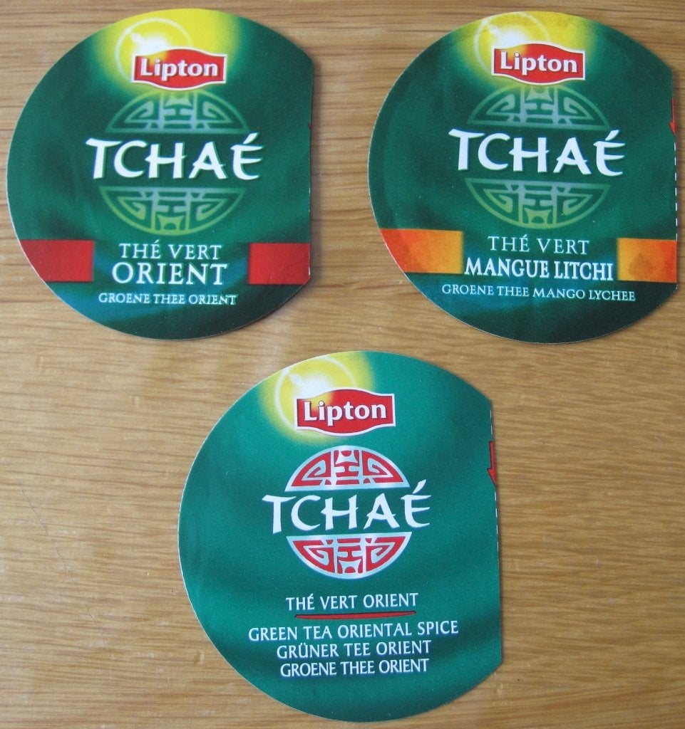 Drie verschillende ronde theezakjes van Lipton tchaé, Verzenden, Theezakje(s)