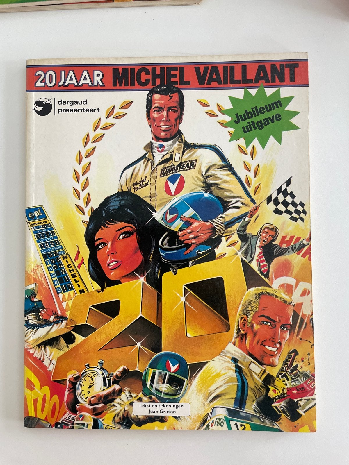 Michel Vaillant - 20 Jaar Jubileum Uitgave, Eén stripboek, Ophalen of Verzenden, Gelezen