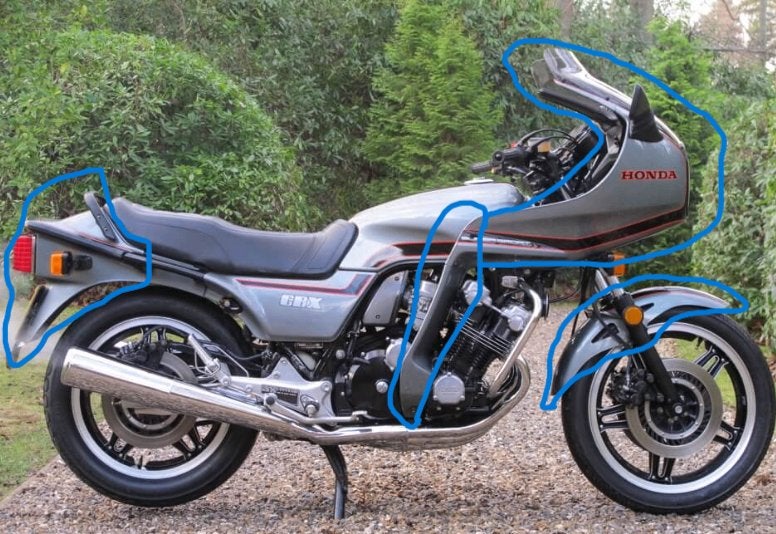 Gezocht: Kuip Honda cbx1000 (prolink), Ophalen, Gebruikt