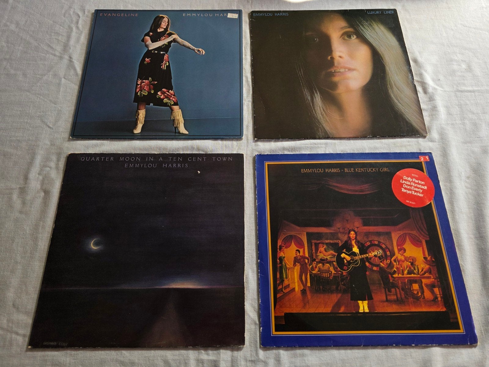 4x LP Emmylou Harris, Ophalen of Verzenden, 1970 - 1979, Gebruikt, 12 inch
