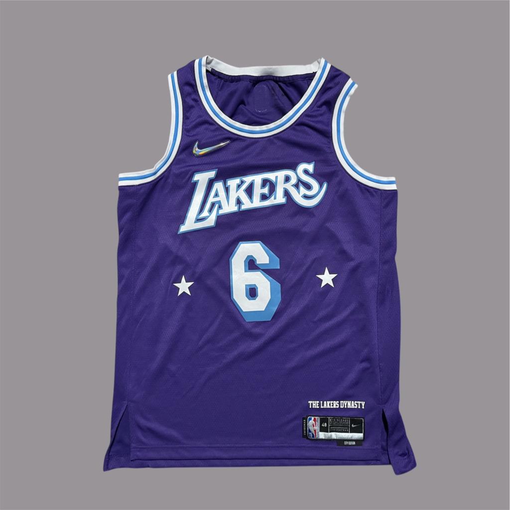 LeBron James NBA Diamond Lakers jersey maat L heren Nike top, Ophalen of Verzenden, Kleding