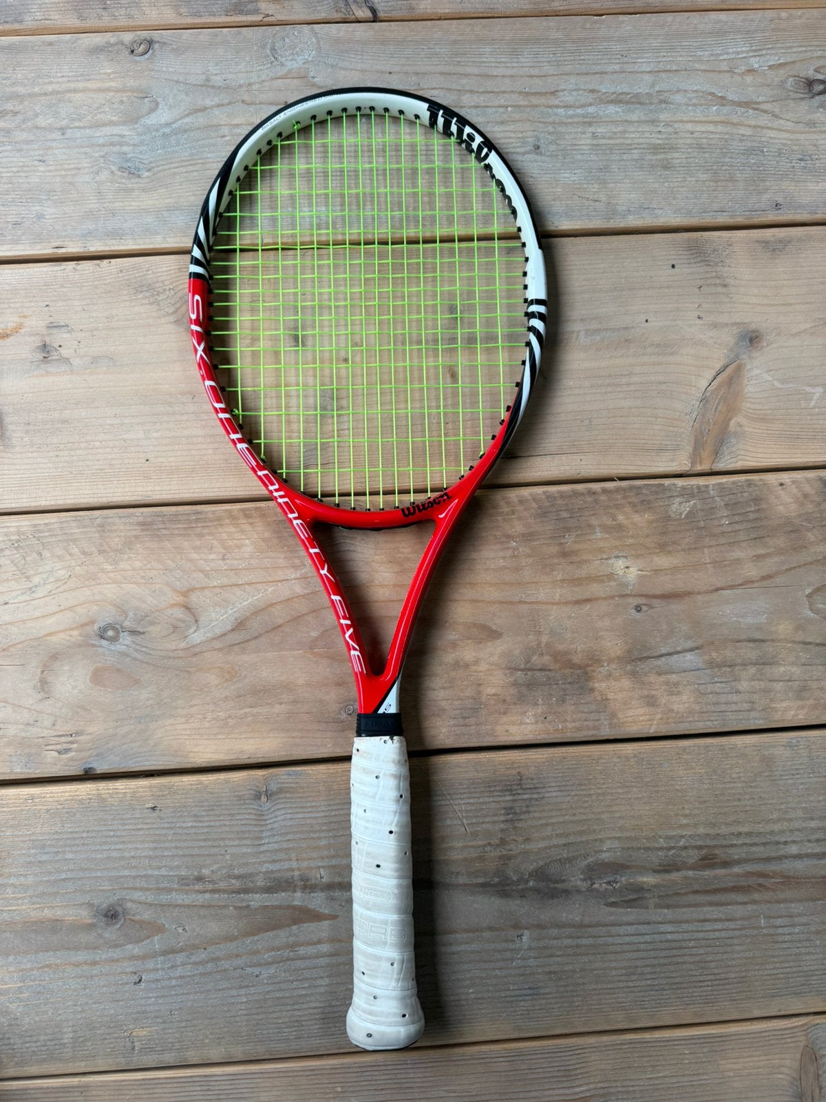 Wilson ProStaff 6.1 95” 332gr grip 4, Sport en Fitness, Tennis, Ophalen of Verzenden, Zo goed als nieuw, Racket, Wilson