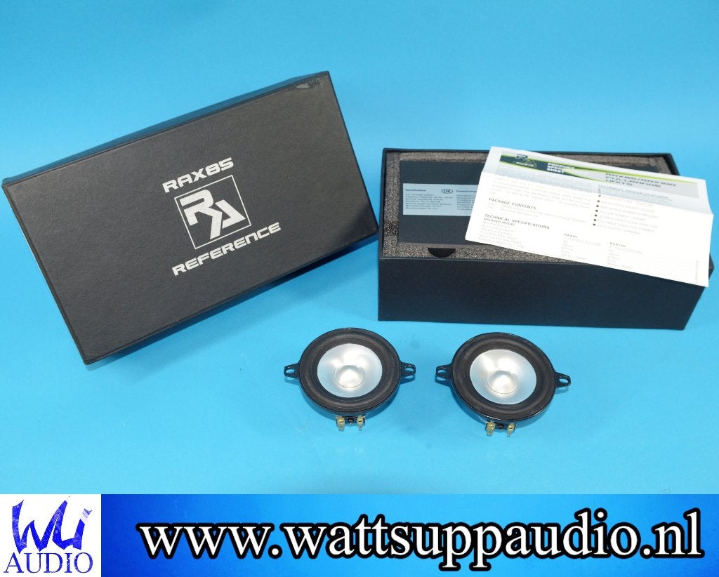 Radical Audio RAX85 Fullrange speakers 85mm, Gebruikt, ., Ophalen of Verzenden, .