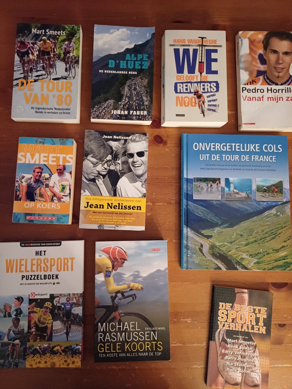 10 wielerboeken - uitstekende staat (1 beschadigd), Ophalen of Verzenden, Zo goed als nieuw, Lopen en Fietsen