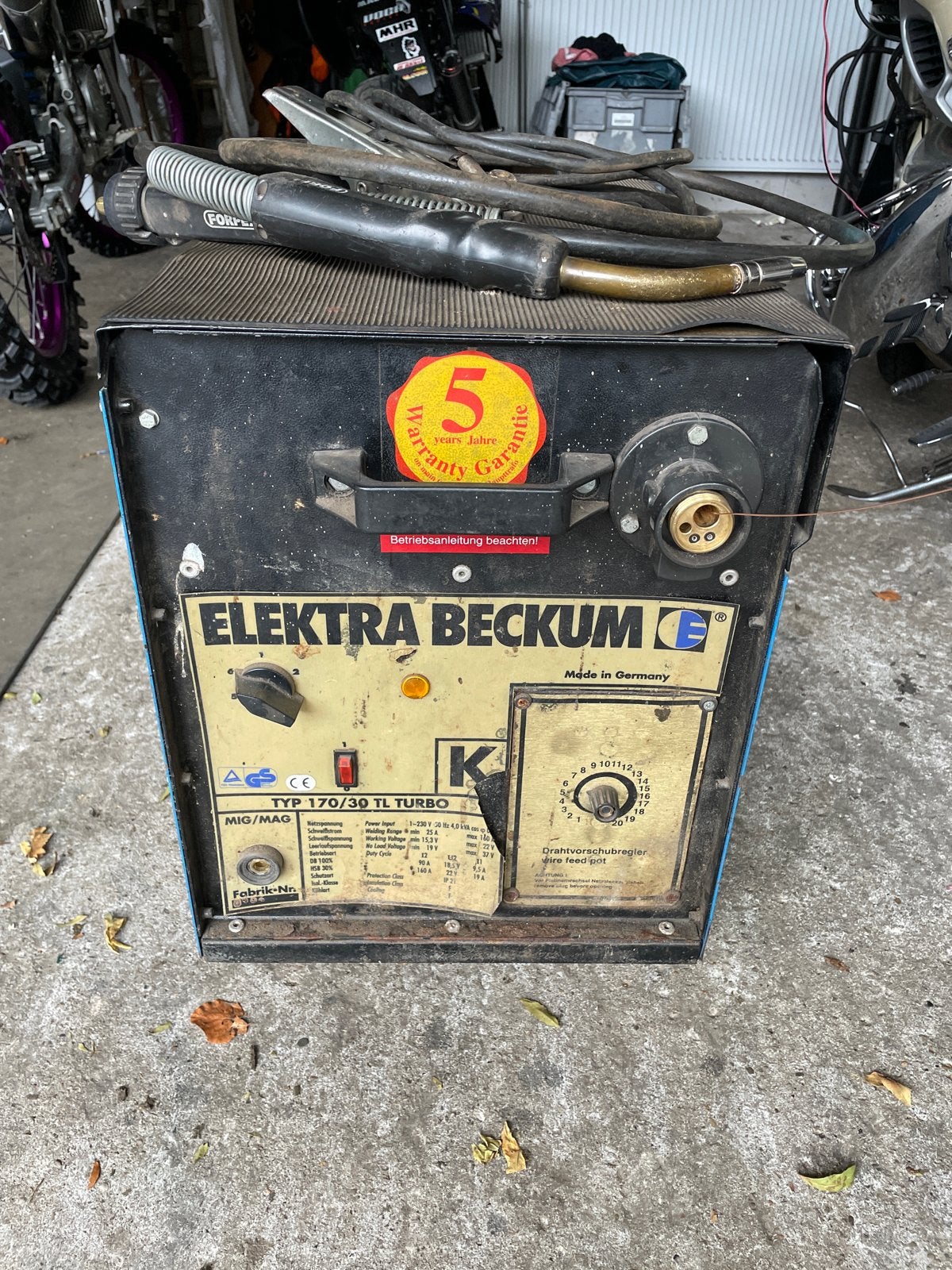 Elektra Beckum MIG/MAG Lasapparaat - Typ 170/30 TL Turbo, Ophalen of Verzenden, Gebruikt, 150 tot 250 ampère, Co2