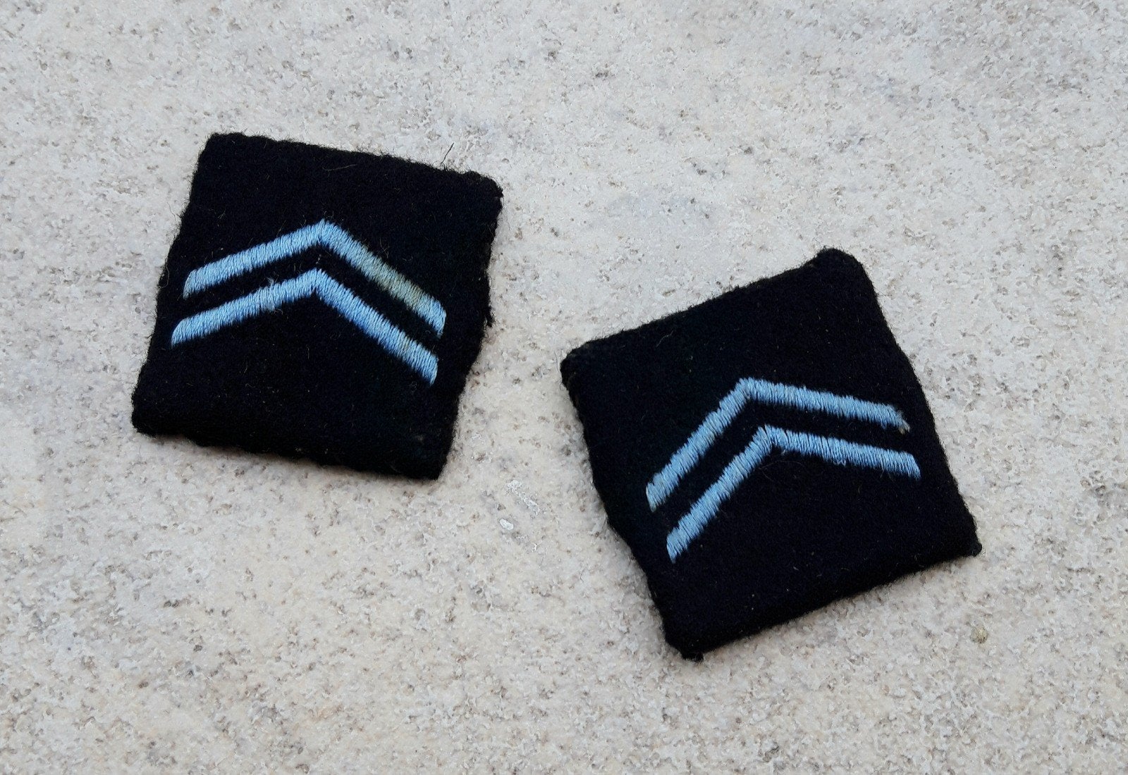 Set kraagrangen korporaal, Koninklijke Luchtmacht, Verzenden, Luchtmacht, Nederland, Embleem of Badge