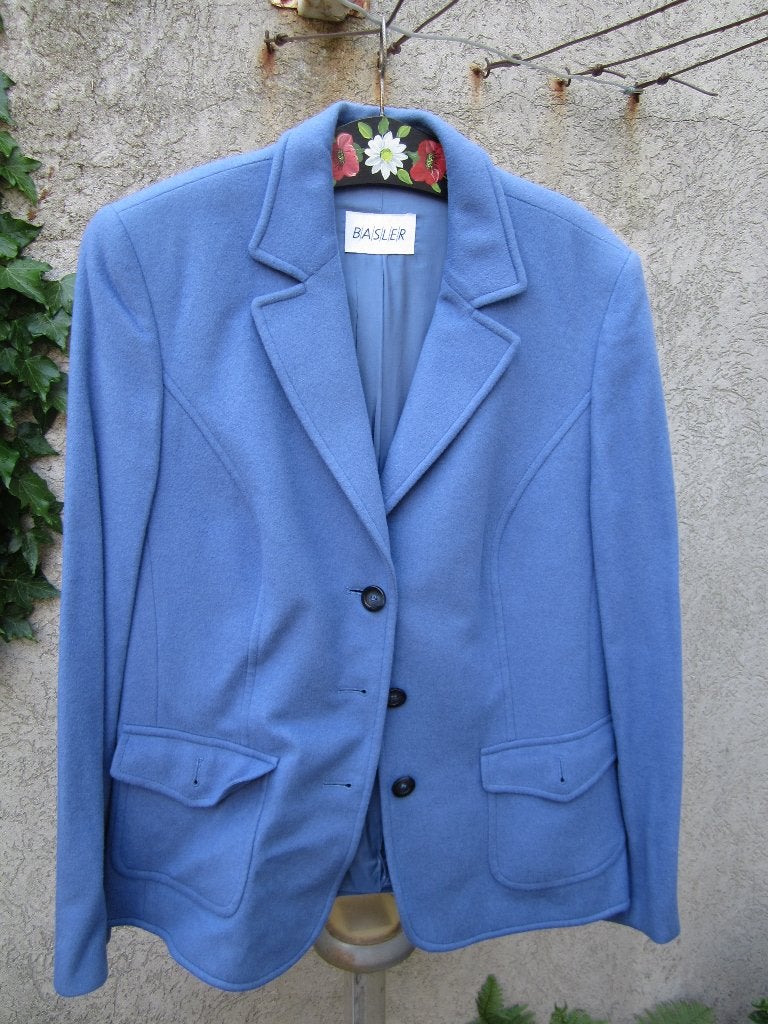 Dames colbert blauw maat 44, Blauw, Ophalen of Verzenden, Gedragen, Basler