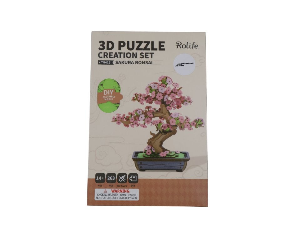Robotime Sakura Bonsai, Hobby en Vrije tijd, Ophalen of Verzenden, Nieuw
