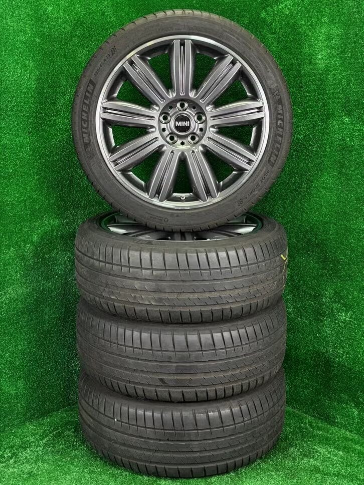 Originele 19 inch Mini Countryman F60 velgen met banden, 19 inch, Info@mini.com, Gebruikt, Banden en Velgen