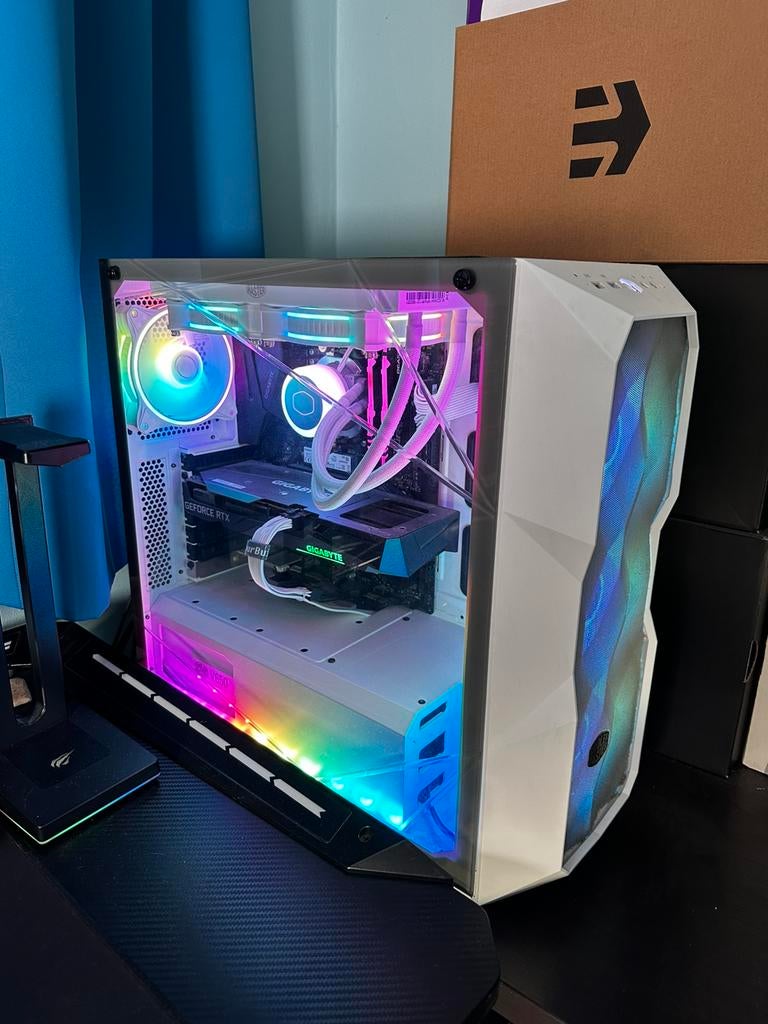 Game PC - NVIDIA RTX 3060 Ti, Ryzen 7 5800X, Computers en Software, Desktop Pc's, Ophalen, Zo goed als nieuw, Gaming, SSD