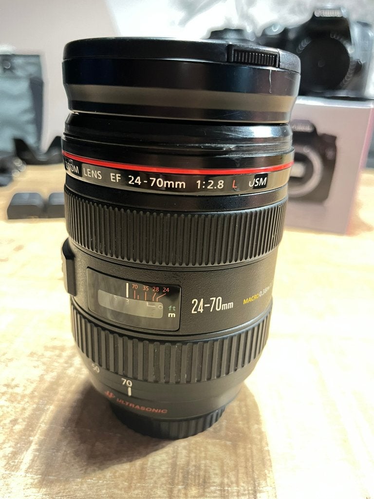 Canon EF 24-70mm f/2.8L USM – Mark I, Audio, Tv en Foto, Fotografie | Lenzen en Objectieven, Gebruikt, Canon, Handmatige focus