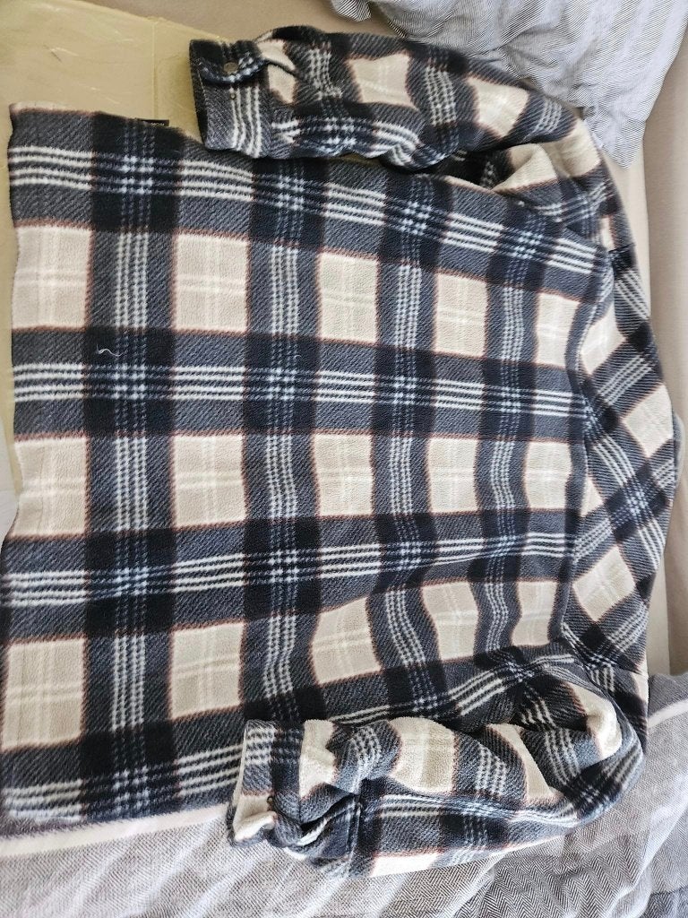 Nomad Fleece Jas Geruit - Maat L, Maat 52/54 (L), Meerkleurig, Ophalen of Verzenden, Zo goed als nieuw