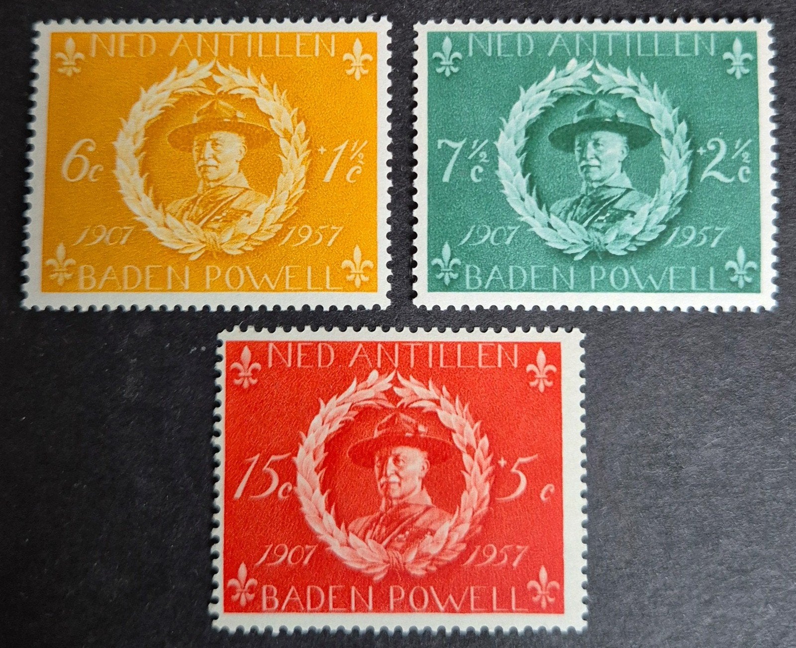 NVPH 258-260 Baden PowerPoint., Ophalen of Verzenden, Postfris