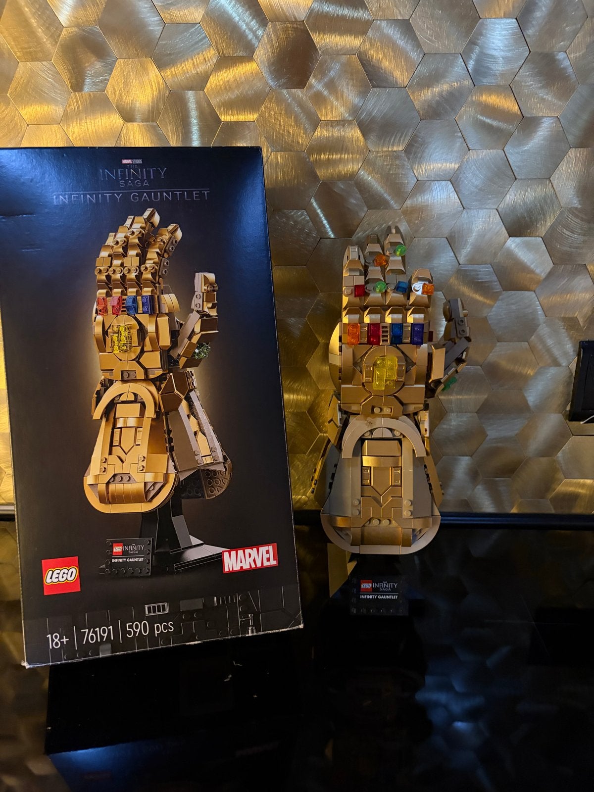 LEGO Marvel Infinity Gauntlet (76191) - Zo goed als nieuw, Ophalen, Zo goed als nieuw, Overige merken