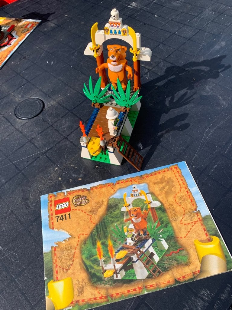 Lego Orient Expedition 7411 Tygurah's Roar, Kinderen en Baby's, Gebruikt, Overige thema's, Lego, Ophalen of Verzenden