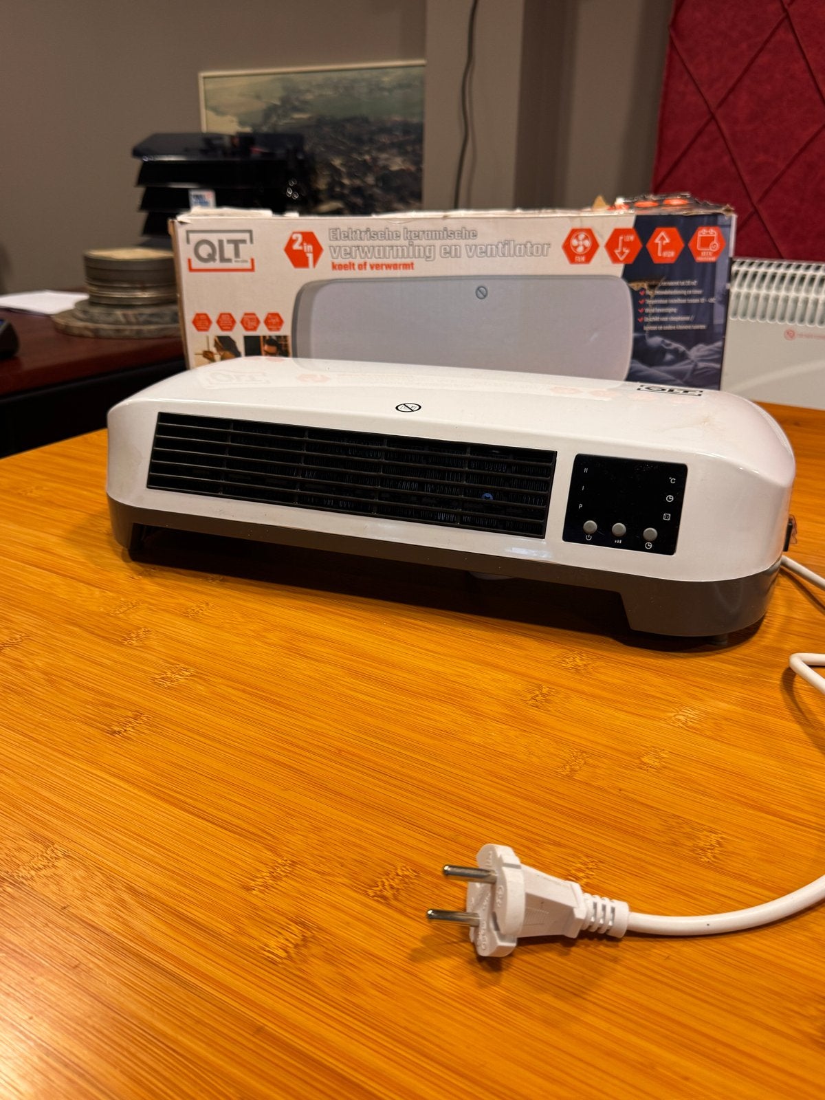 Elektrische Verwarming & Ventilator met Afstandsbediening, Minder dan 30 cm, Overige typen, Nieuw, Minder dan 60 cm