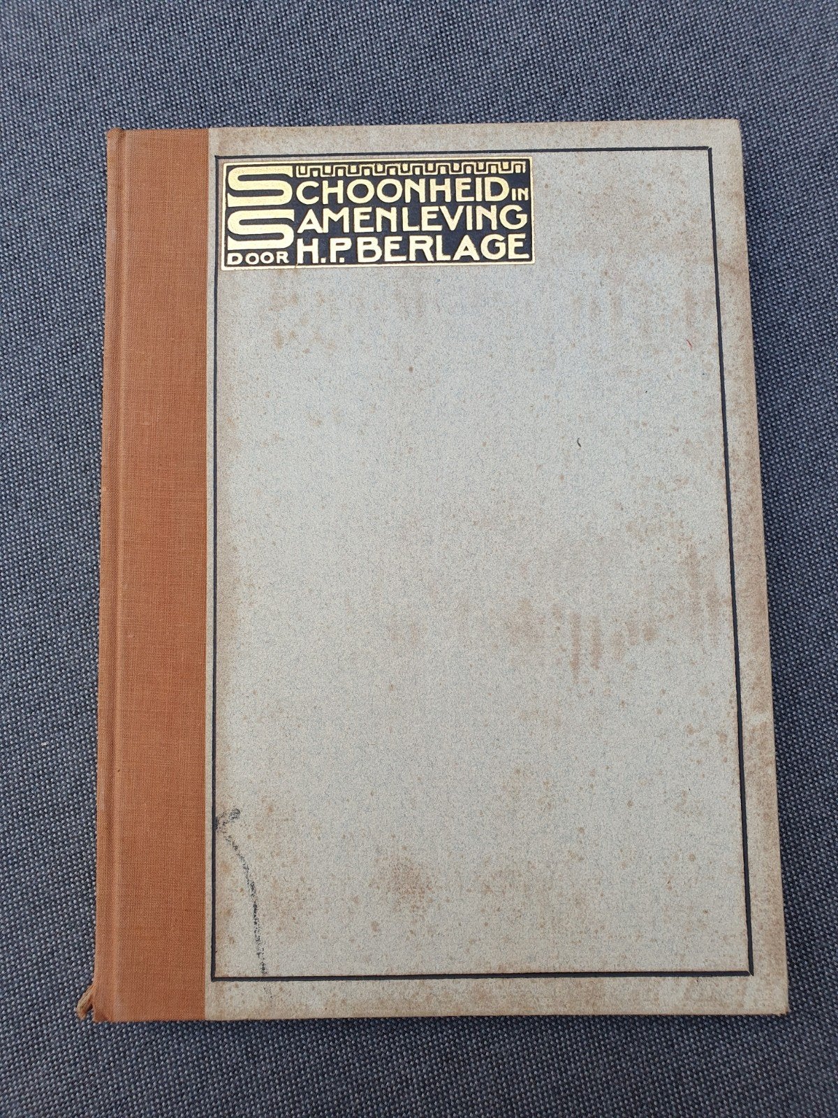 Schoonheid in samenleving door Berlage, Gelezen, Overige onderwerpen, Berlage, Ophalen of Verzenden